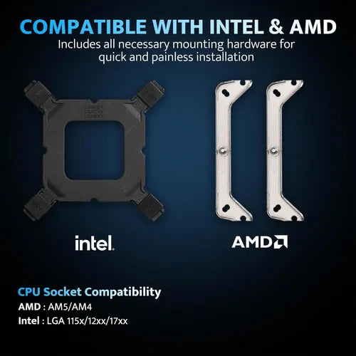 Cooler Para Cpu Darkflash Z4pro 120mm Argb, Tdp 200w Negro