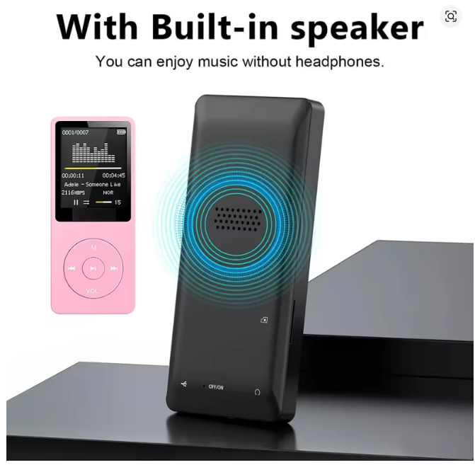 Reproductor De Mp3 Portátil Con Carga Usb Nvpone