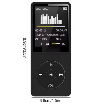 Reproductor De Mp3 Portátil Con Carga Usb Nvpone