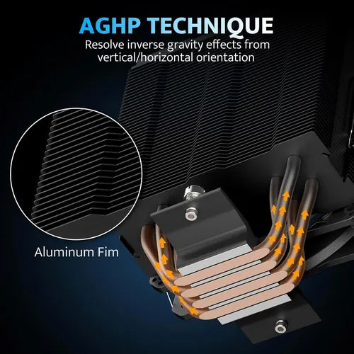 Cooler Para Cpu Darkflash Z4pro 120mm Argb, Tdp 200w Negro