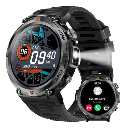 SmartWatch reloj Militar Para Hombre Con Linterna Ke3bk